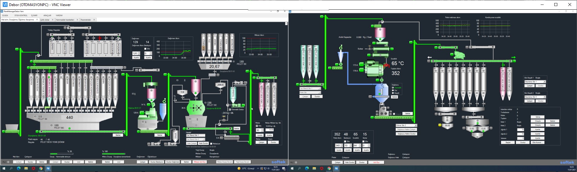 peletting line